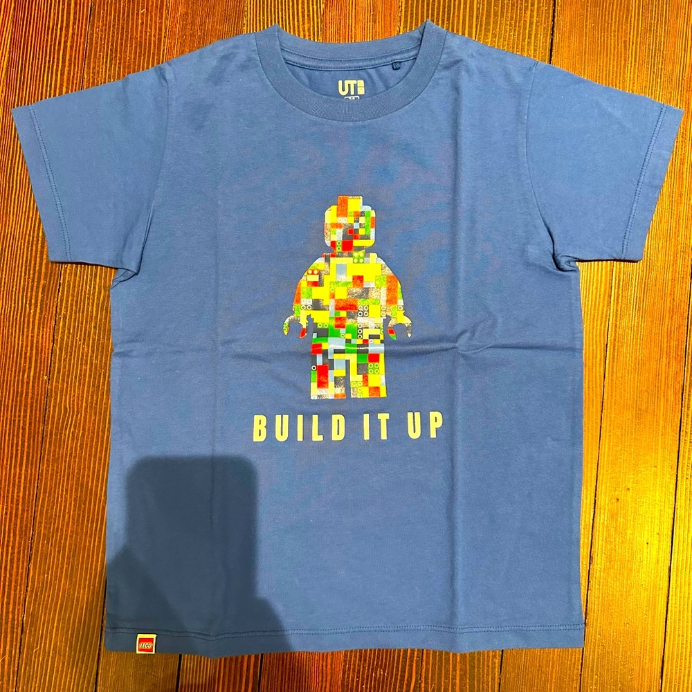 New Uniqlo Kids LEGO Blue Tee, 7-8